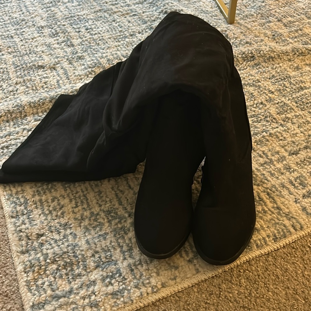 Wide Calf Thigh High Boots